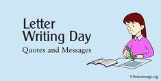 National Letter Writing Day Happy Woman Day, Writing Quotes, Happy Women, Letter Writing