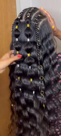 Girly Hairstyles, Hairstyles For School, Aesthetic Hair, Hair Hacks, Hair Inspo, Cute Hairstyles, Beautiful Hair, Girl Hairstyles