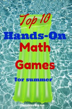 top 10 hands - on math games for swimmers