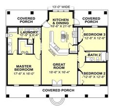 the floor plan for a two bedroom house