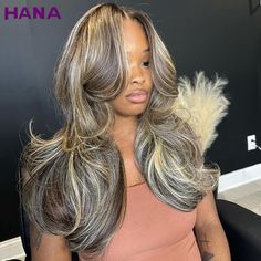 Highlights Piano Blonde Colored 13x6 Lace Frontal Wig Human Hair Wig For Women Preplucked 200% 13x6 Lace Frontal Wig, Highlight Blonde, Highlight Color, Blonde Highlight, Natural Luxury, Cozy Cat, Wig Human Hair