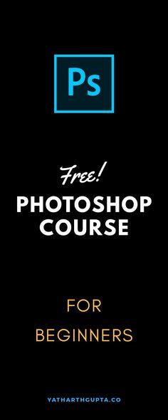 the free photoshop course for beginners