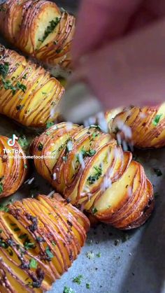 some food that is being cooked on a grill