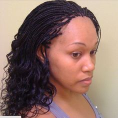 Micro Braids Hairstyles Tumblr Single Braids Styles, Micro Braids Human Hair, Single Braids Hairstyles, Individual Braids, Single Braids, African Hair Braiding Styles