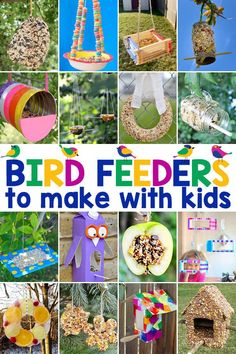 bird feeders to make with kids