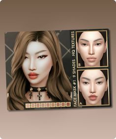 Sims 4 Skins / Skindetail CC: Asian Face Mask  1 By Jul Haos