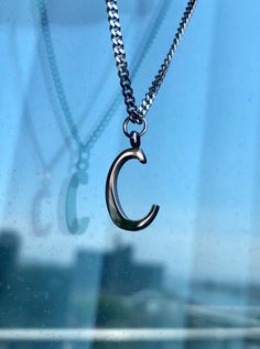 A beautiful fun C, necklace, perfect for yourself , or bridesmaids gift, or for a teenager. Monogram letter C silver colour. I have more alphabet letters, if you need send me a note. Chain lenght 18' Please make sure you to pay attention to the size of the pendant. I have added pictures next to 25 cent coin, and measurement tape.  Need a different length just write it to me in the "message to the seller" box of the order form. **LIMITED SUPPLY** All of our jewelry comes wrapped and ready for gif Letter C Necklace, C Necklace, Letter Necklace Silver, Dainty Initial Necklace, Letter C, Monogram Necklace, Initial Jewelry, Silver Colour, Order Form