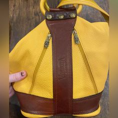 Reposhing This Item I Purchased From @Kassidiefaith. Just Received Backpack, Its Beautiful And The Color Is Gorgeous!!! Unfortunately, The Backpack Is A Bit Smaller For My Needs. Am Hoping It Will Find A New Home For Someone To Enjoy Her! Reasonable Offers Welcome! Or Make An Offer I Cannot Refuse!! Questions? Leave A Comment Below! My Needs, Yellow And Brown, Sling Backpack, New Home, In Italy, Bag Lady, Backpacks, Italy, Yellow