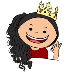 the teaching hunt logo with a smiling girl wearing a tiara and waving her hand