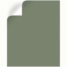 a sheet of paper that has been cut in half and is green with white trim