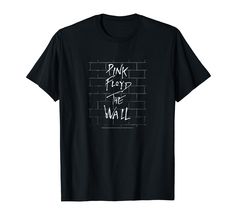 PRICES MAY VARY. Officially Licensed by Perryscope Graphic Artwork: H06411 Lightweight, Classic fit, Double-needle sleeve and bottom hem Pink Floyd The Wall, Trendy Music, Pink Floyd Wall, Music Themed, Graphic Artwork, Pink Floyd, Branded T Shirts, The Wall, Top Styles