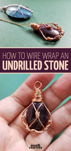 how to wire wrap an unbridled stone