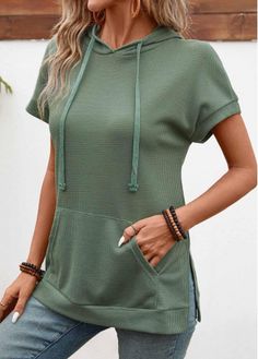 Color:Sage Green;Size:S;Size:M;Size:L;Size:XL;Size:2XL;Package Contents:1 X T Shirt;Occasion:Other;Style:Casual; Cheap Green Polo Shirt, Cheap Short Sleeve Tops With Pockets, Cheap Short Sleeve Polo Shirt, Casual Khaki Tops With Pockets, Green Short Sleeve Tops For Fall, Green Pocket T-shirt For Spring, Green Spring T-shirt With Pockets, Green T-shirt With Pockets For Spring, Casual Stretch Top With Pockets