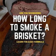 Smoked Brisket Recipes Electric Smoker, Smoker Brisket, Brisket Flat, Propane Smokers, How To Cook Brisket, Smoked Beef Brisket, Smoked Food, Pellet Grill Recipes