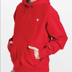 Brand New No Tags No Flaws Bought From Zumiez Red Winter Sweatshirt With Drawstring Hood, Red Drawstring Hood Sweatshirt For Winter, Red Fall Sweatshirt With Adjustable Hood, Red Hoodie With Double-lined Hood For Fall, Red Hoodie Sweatshirt With Adjustable Hood, Red Fall Hoodie With Double-lined Hood, Casual Red Sweatshirt With Ribbed Cuffs, Red Hoodie Sweatshirt With Ribbed Cuffs, Red Double-lined Hooded Sweatshirt For Winter