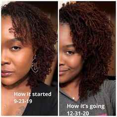 Salt And Pepper Sisterlocks, Micro Interlocks, Sisterlock Styles Medium, Sisterlocks Color Ideas, Copper Colored Microlocs, Ginger Sisterlocks, Sister Locks Hairstyles