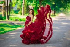 Burgundy maternity dress, maternity gown, pregnancy gown, photo shoot, maternity dress, maternity ph Elegant Maternity Tulle Gown, Elegant Tulle Maternity Gown, Red Floor-length Maternity Dress, Elegant Maternity Dress With Ruffles For Wedding, Elegant Tulle Maternity Dress For Bridal Shower, Burgundy Maternity Dress, Gown Photoshoot, Pregnancy Gown, Most Expensive Dress