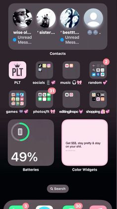 Phone Aesthetic Ideas, Iphone Organization Apps, Iphone Ideas Organize Apps, Iphone Manifestation, Phone Organization Home Screen, App Organization Iphone, Pfp Instagram Highlights, Funny Mugshots, Organize Phone