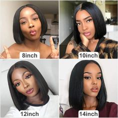 Remy Hair Wigs, Bob Lace Front Wigs, Straight Lace Front Wigs, Lace Front Human Hair, Short Bob Wigs, Lace Hair, Bob Wig, Short Wigs, Straight Human Hair