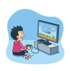 a man sitting on the floor playing a video game