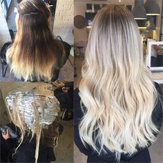 Micro Foiling To Create A Perfect Blonde - Career - Modern Salon Perfect Blonde, Long Blonde, Long Blonde Hair, Modern Salon, Hair Envy, Hair Color Trends, Hair Transformation, Blonde Hair Color