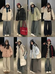 Outfit In Korea Winter, Elegant Winter Clothes, Seoul Summer Fashion, Styling Winter Outfits, Korean Winter Outfits Women, Korea Winter Fashion, Korean Outfits Winter, Japan Outfit Winter, Chilly Weather Outfits