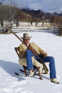 American actor Peter Fonda in his Montana home, 1984, Montana, United States © Albane Navizet/Kipa/Corbis Concrete Cowboy, Lorenzo Quinn, College Semester, Peter Fonda, John Huston, Anthony Quinn, Anthony Perkins, Actors Male, Francis Ford Coppola