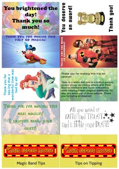 an advertisement for disney's magic kingdom is shown in this graphic style, which includes images