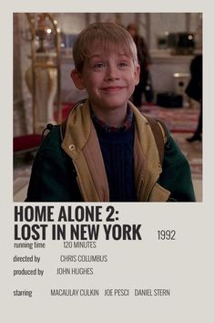 the poster for home alone 2 lost in new york