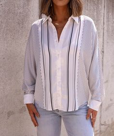 Elevate your work wardrobe with the Hampton Hangs Collared Top. This chic ivory button up features unique button details, adding a sophisticated touch to your look. Perfect for the office, this top is both professional and stylish. (Get ready to impress your boss in style!) Fabric 95% polyester, 5% spandex Trendy White Office Shirt, White Button-up Blouse For Formal Occasions, White Fall Office Blouse, Trendy White Shirt For Office Wear, White Fall Blouse For Office Wear, White Office Blouse For Fall, White Office Wear Blouse For Fall, White Blouse For Office Wear In Fall, Trendy White Office Tops