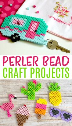 the perler bead craft project is perfect for beginners to make and sell