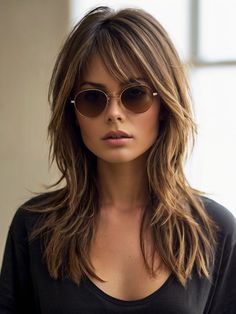 Long Hairstyles With Fringe Bangs, Haircuts For Medium Length Hair, Layered Haircuts For Medium Hair, Haircuts For Medium Hair, Long Hair With Bangs, Hair Color And Cut, Long Layered Hair, Haircuts For Long Hair, Medium Hair Cuts