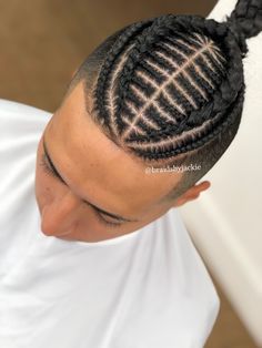 For the malesss Braids With Fade, Braided Man Bun, Mexican Hairstyles, Braid Styles For Men, Trendy We Fryzurach, Boy Braids Hairstyles, Man Bun Hairstyles, Cornrow Hairstyles For Men, Braids For Boys