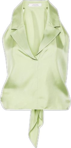 Spring Silk Sleeveless Vest, Elegant Green Vest Top, Chic Silk Summer Vest, Chic Summer Silk Vest, Chic Silk Spring Vest, Fitted Silk Summer Vest, Elegant Green Formal Vest, Elegant Cropped Silk Tops, Elegant Green Workwear Vest