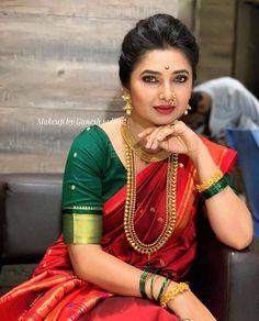 Prajakta Mali, Saree Hairstyles, Marathi Actress