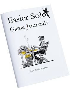 the book cover for faster solo game journals