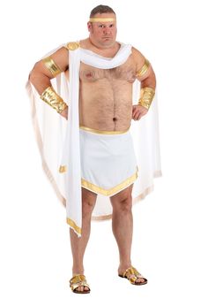 a man in an ancient greek costume is posing for the camera with his hands on his hips