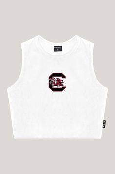 The Cut Off Tank! A simple, cut-off tank. Made from soft rib material and features a screenprint logo. Perfect for game days or any casual outfit! SIZING AND DETAILS Sizing: XS-XXL Cropped fit Raw hem 95% Cotton Rib, 5% Spandex Screenprint, Heat Transfer Vinyl logo application P.S. We’d love to see you repping this style! Make sure to tag us (@hypeandvice) to be featured :) Cotton Tank Top For College In Summer, Casual Summer Tank Top For College, Casual Tank Top For Game Day In Summer, Casual Summer Tank Top For Game Day, Collegiate Cotton Sports Tank Top, Collegiate Cotton Tank Top For College, Casual Racerback Tops With Letter Print, Graphic Print Racerback Top For Streetwear, Casual Racerback Tank Top With Letter Print