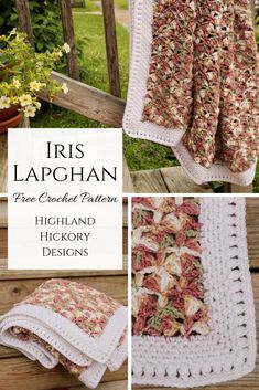 the cover of an irish crochet pattern is shown, and there are pictures of it