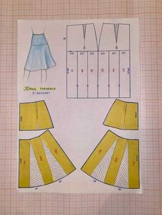 the sewing pattern for this dress is easy to sew