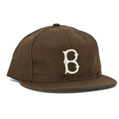 Brown University 1959 Vintage Ballcap – Ebbets Field Flannels Baseball Fabric, Lost Cause, Sports Hats, Brown University, Felt Letters, Sport Hat, Menswear Inspired, Vintage Sports, Green Satin