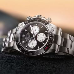 Check out this beautiful sports watch. This is the Rolex Cosmograph Le Mans Daytona 126529LN, an amazing timepiece by Rolex.