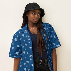 Discover the Ultimate Summer Wardrobe Essential: The All-Over Print Collared Unisex Button-Down Shirt! 🌟 👕 **Ultra-Comfortable & Stylish Dive into summer with flair in our All-Over Print Collared Unisex Button-Down Shirt. Designed to impress and built for comfort, this shirt is your perfect companion for every summer adventure. With a blend of 65% recycled polyester and 35% polyester, it offers a sustainable choice without compromising on style. 🌞 **Beat the Heat Say goodbye to discomfort on Casual Buttoned Camp Shirt For Beach, Collared Camp Shirt With Buttons For Beach, Hawaiian Shirt For Beach With Buttons, Hawaiian Beach Shirt With Buttons, Casual Blue Hawaiian Shirt With Hibiscus Print, Casual Collared Hawaiian Shirt For Beach, Blue Hawaiian Top With Button Closure, Casual Button-up Hawaiian Shirt For Beach, Button-up Hawaiian Shirt For Beach Season