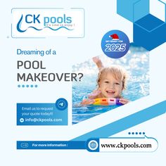 💦 Dreaming of a Pool Makeover? 🌟

Transform your pool into the ultimate backyard retreat! 🏊‍♂️✨ Whether you're looking to update the look, add modern features, or completely revamp your space, CK Pools is here to make it happen.

💻 Get your FREE quote today and take the first step toward your dream pool! Let’s bring your vision to life.

📲 Visit ckpools.com/get-a-free-quote/

#PoolRemodeling #DreamPool #BackyardGoals #CKPools