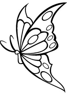 a black and white drawing of a butterfly