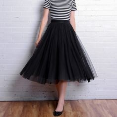 Vintage Elastic High Waist Mesh Long Pleated Tulle Skirt Tulle Skirt Women, Office Fashion Summer, Long Tutu Skirt, Mesh Skirts, Organza Dresses, Pleated Tulle Skirt, Gonna In Tulle, Long Tutu, Pleats Pattern