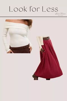 Cool girl fall outfit! Featuring an off the shoulder sweater and maxi skirt! #LTKFallSale #LTKMidsize #LTKFindsUnder100 Long Skirt Fall Outfits, Long Skirt Fall, Skirt Fall Outfit, Skirt Outfits Fall, Off The Shoulder Sweater