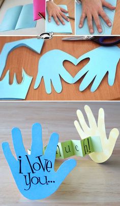 Diy Paper Art, Hand Crafts For Kids, Mothers Day Crafts For Kids, Diy Valentine, School Kids, Mothers Day Crafts, Valentine Day Crafts, Diy Easter Decorations