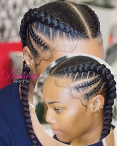 A five minutes hairstyle, easy to weave, and easy to flaunt Five Minute Hairstyles, Feed In Braid, Two Braids, Makijaż Smokey Eye, Girls Hairstyles Braids, Braids With Weave, Braids For Kids, Natural Hair Braids, Cornrows Braids