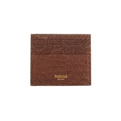 Eight Slot For Credit Cards, One Central Pocket Depth 0,3 Cm Gold Foil Stamping Logo Made In Italy Crocodile Calfskin Lining Business Leather Card Holder With Crocodile Pattern, Classic Leather Card Holder With Crocodile Pattern, Classic Crocodile Pattern Leather Card Holder, Luxury Crocodile Pattern Card Holder, Crocodile Leather, Credit Card Holder, Foil Stamping, Shopper Bag, Perfume Collection